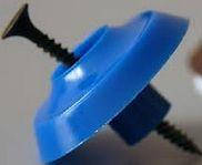 Шайба для полікарбонату d 10mm (100 шт/уп.) Синя