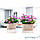 Горщик для квітів балконний з дренажем Sumela 4,7 л жовтий, фото 3