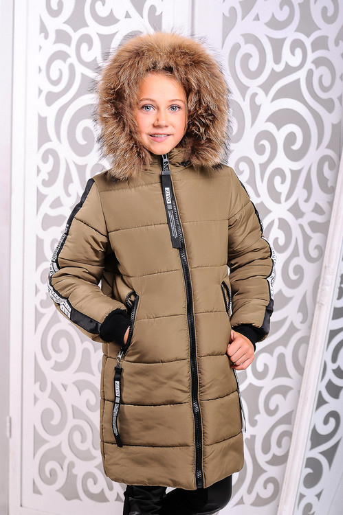 Пальто для дівчинки Модниця, фото 1
