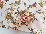 Комплект декоративних подушок Firanka Flowers Rose 45х35см 3шт молочний (п_0642), фото 3