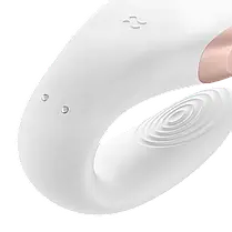 Смарт вібратор для пар Satisfyer Double Love White | Knopka, фото 2
