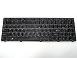 Клавіатура для Lenovo IdeaPad Z580, G580, G585, Z580A, Z585 (RU Black, сіра рамка)., фото 4