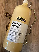 Восстанавливающий шампунь для поврежденных волос - L'Oreal Professionnel Absolut Repair Gold 1500 мл