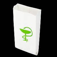 Пакет Бумажный Для Аптек GT 280х140х50 Белый С Печатью 2155