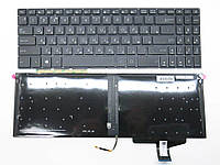 Клавиатура для ASUS VivoBook N580, N580VD, N580GD (RU Black без рамки с подсветкой).