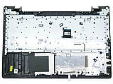 Клавіатура для Lenovo IdeaPad 110-15IBR, 110-15ACL, 110-15AST (RU Black з кришкою Black)., фото 3