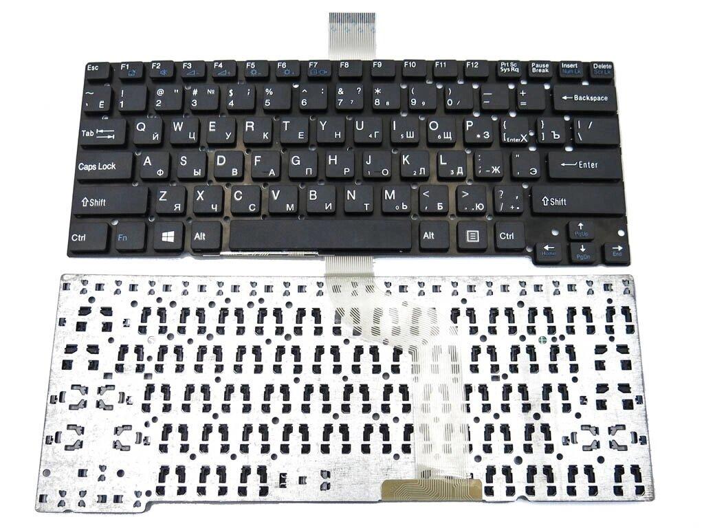 Клавіатура для SONY SVT13, SVT14 ( RU Black без рамки. Горизонтальний Enter). OEM