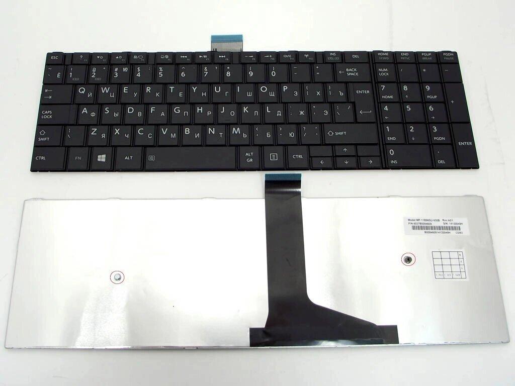 Клавіатура для Toshiba Satellite C50, C50D, C55, C55D, C55dt, C55dt-a, C55D, C55D-A, C55T-A ( RU Black ).