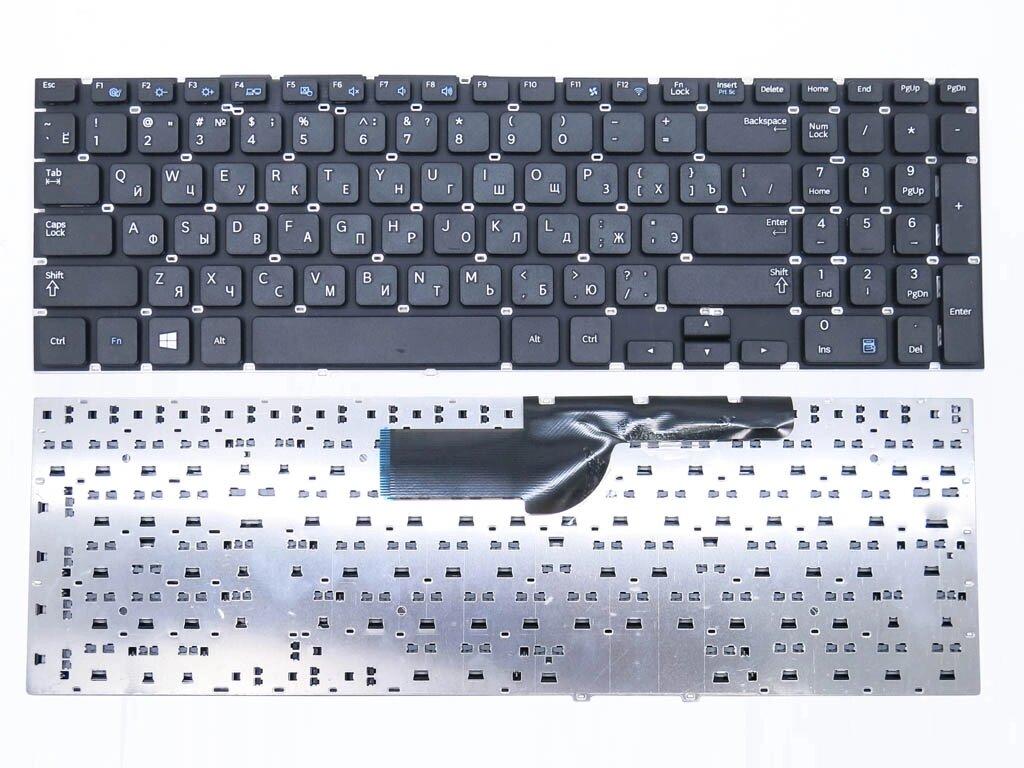 Клавіатура для ноутбука Samsung NP350V5C, NP355V5C, NP355E5C Series 15.6 ( RU Black, Без рамки ).