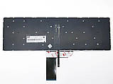 Клавіатура для Lenovo IdeaPad 700-15ISK, 700-17ISK (RU Black без рамки з підсвічуванням). Оригінал., фото 3