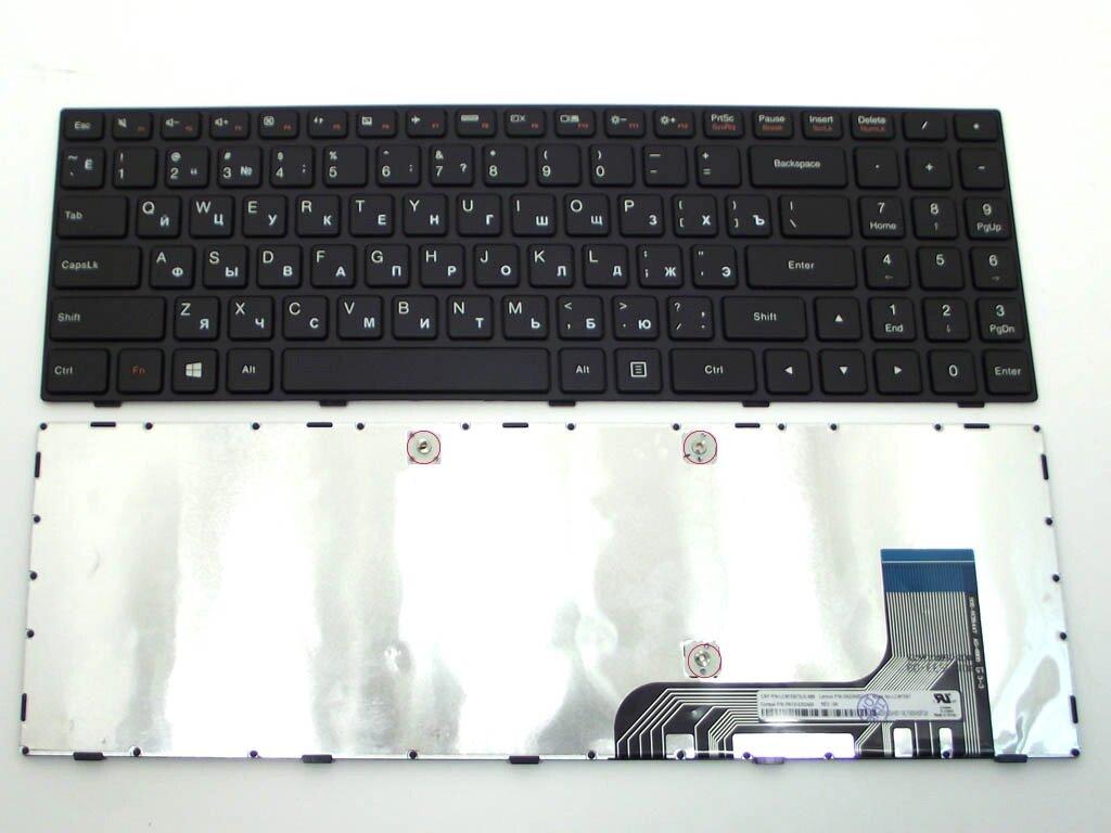 Клавіатура для ноутбука Lenovo IdeaPad 100-15IBY, 100-15IB (RU Black ).