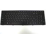 Клавіатура для ноутбука Lenovo IdeaPad G500s, G505s, S500, S510p, Z510 (Вузький шлейф Ширина 25мм) ( RU Black, фото 4