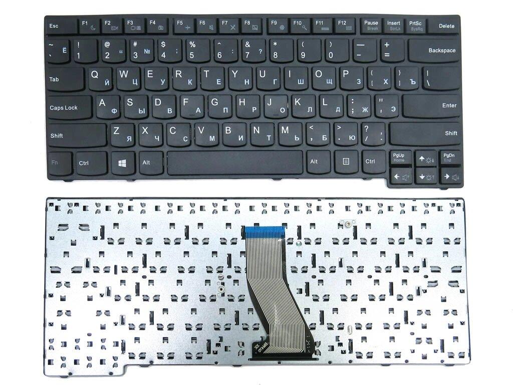 Клавіатура для ноутбука Lenovo IdeaPad E40-70, E40-30, E40-45, E40-80, E40-81, E41-70, E41-80 ( RU Black з