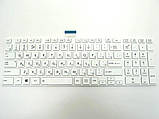 Клавіатура для ноутбука Toshiba Satellite S55, S55T, S55D, S75, S75-A, S75D-A, S75DT-A ( UA White з рамкою )., фото 3