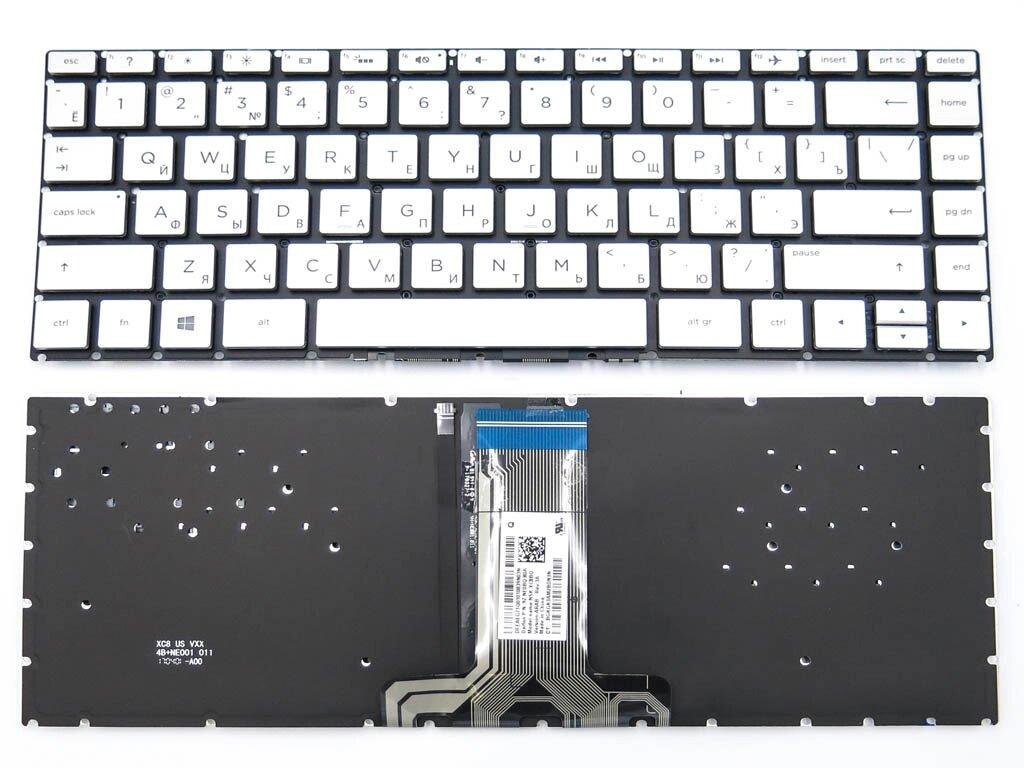 Клавіатура для HP Pavilion X360, 14-BA, 14T-BA, 14M-BA, 14-BS, 14-BK 240 G6, 245 G6, 246 G6 (UA Silver Без