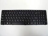 Клавіатура для ноутбука Lenovo IdeaPad Y570, Y770 ( RU Black, Чорна рамка )., фото 4