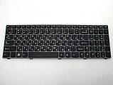 Клавіатура для ноутбука Lenovo IdeaPad Z560, Z565, G570, G570G, G575, G770, G775, G780 ( RU Black, Сіра рамка, фото 4
