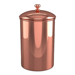 Місткість мідна для зберігання кави, чаю, спецій ZH