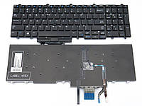 Клавиатура для DELL Latitude E5550, E5570, E5580, Precision 7510, 7710 (RU Black с подсветкой и поинтстиком)