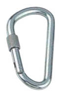 Карабін з гвинтовою муфтою, арт. 8955410115, нержавіюча сталь А4, 10X115