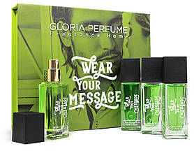 Набір міні-парфумів Gloria Perfume WEAR YOUR MESSAGE 4*15 ML (21-24-25-14)