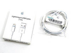 Кабель для блоку живлення Apple USB TO CABLE LIGHTNING 1M (MD818ZM). Оригінал. Підходить для Apple Iphone 4,