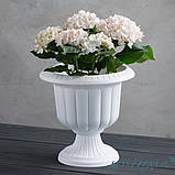 Горщик для квітів на ніжці Nergiz 9,8 л теракотовий, фото 2