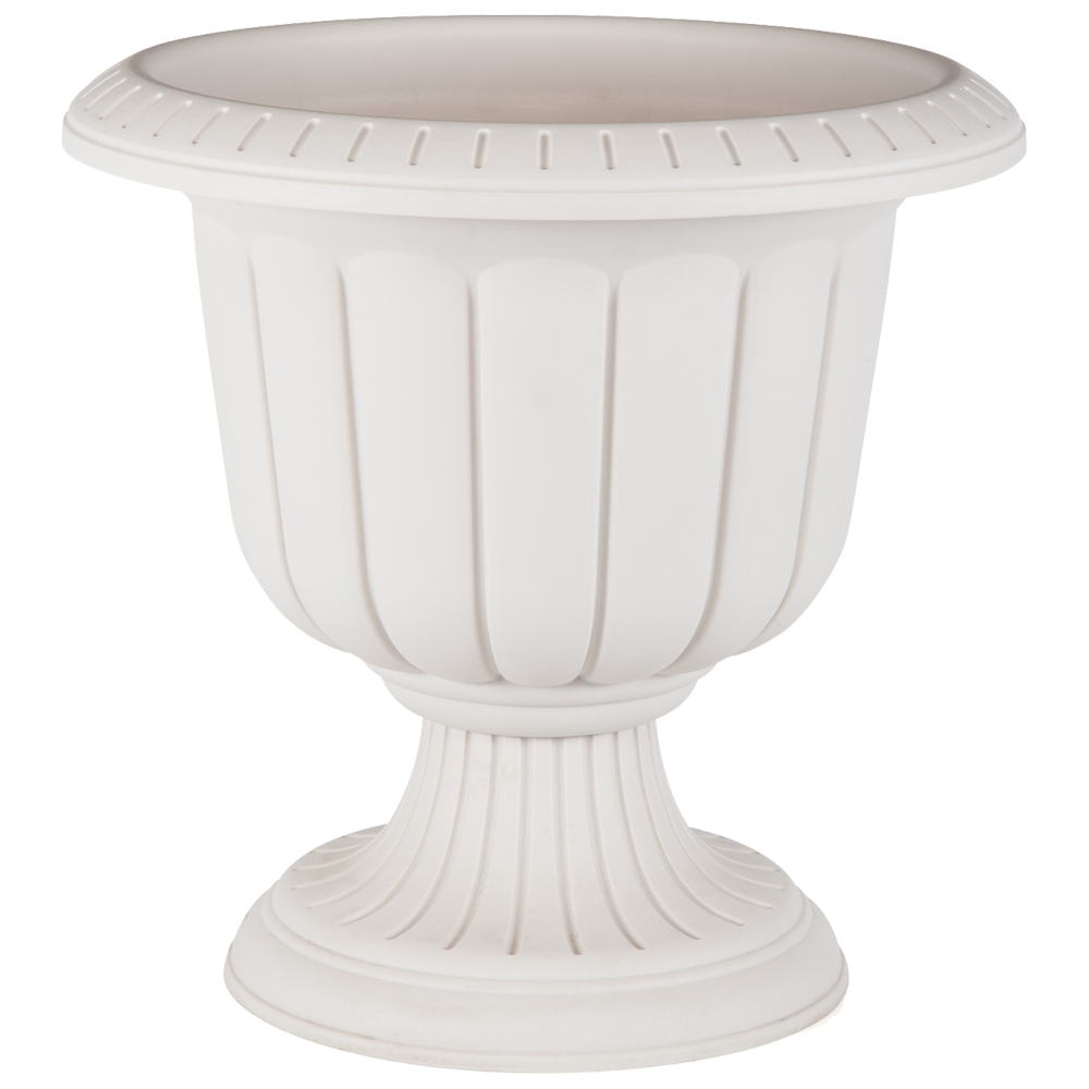 Горщик для квітів на ніжці Nergiz 25,3 л білий, фото 1