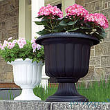 Горщик для квітів на ніжці Nergiz 25,3 л антрацитовий, фото 4
