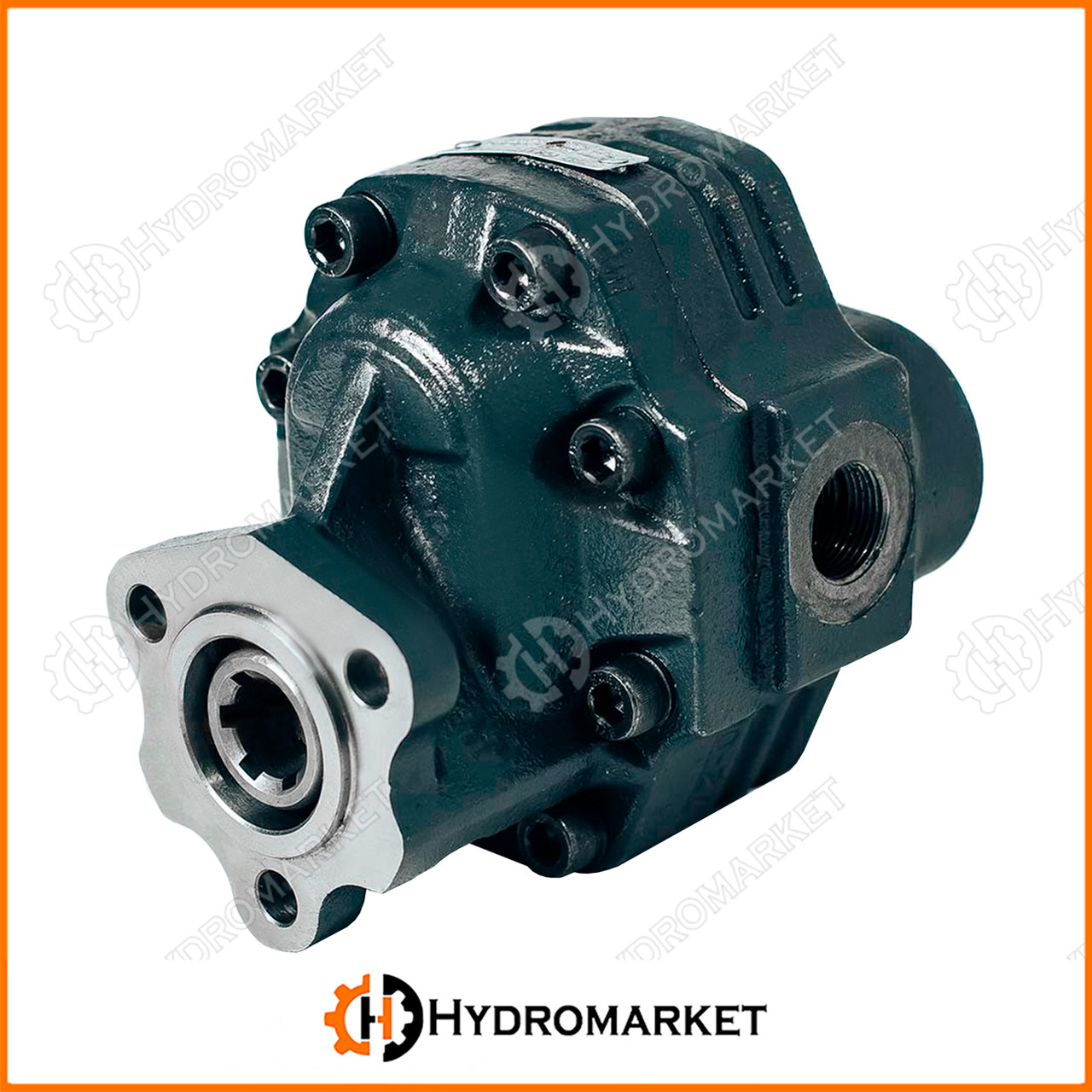 Насос шестеренний 34 л лівий (3 болта) UNI, фото 1