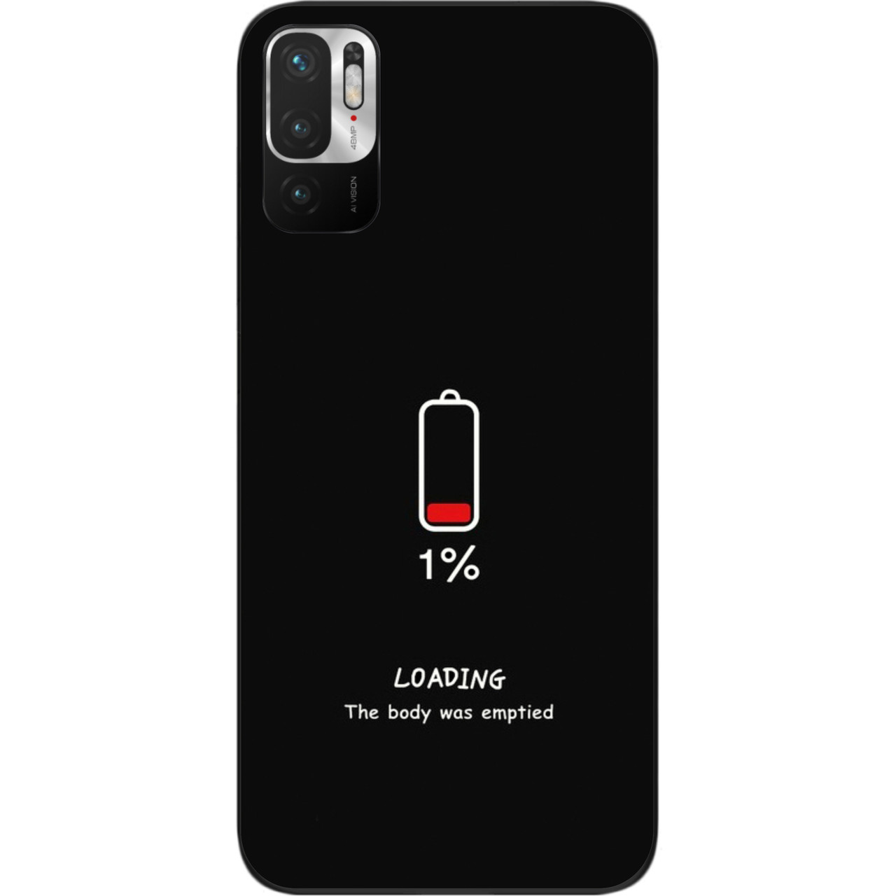 Оригінальний чохол для Xiaomi Redmi Note 10 5G з картинкою Зарядка