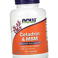Целадрин і МСМ (сірка) NOW Foods Celadrin MSM 120 капс Для суглобів