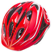 Шлем защитный с механизмом регулировки Zelart Fit 5611 L 54-56 см Red