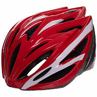 Шлем защитный с механизмом регулировки Zelart Fit размер 5612 L 54-56 см Red-White