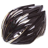 Шлем защитный с механизмом регулировки Zelart Fit размер 5612 L 54-56 см Black