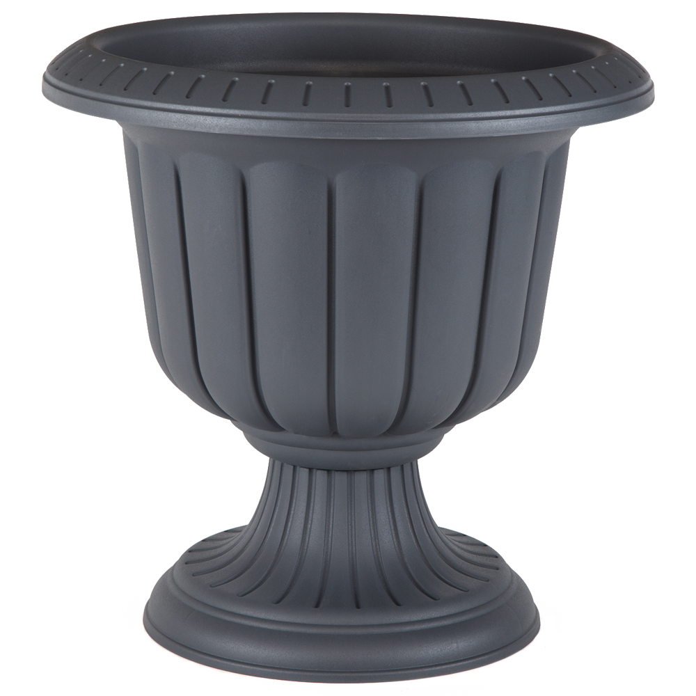 Горщик для квітів на ніжці Nergiz 25,3 л антрацитовий, фото 1