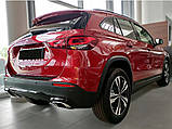 Захисна накладка на задній бампер для Mercedes-Benz GLA-Class II H247 2020+ /чорн.нерж.сталь/, фото 10