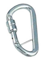 Карабін з пружинною муфтою та перетинкою, арт. 8956410 80, нержавіюча сталь А4, 10Х100