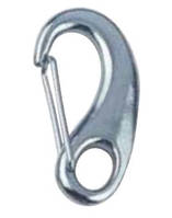 Карабін литий з пружинною защіпкою, арт. 82514070, нержавіюча сталь А4, 70мм