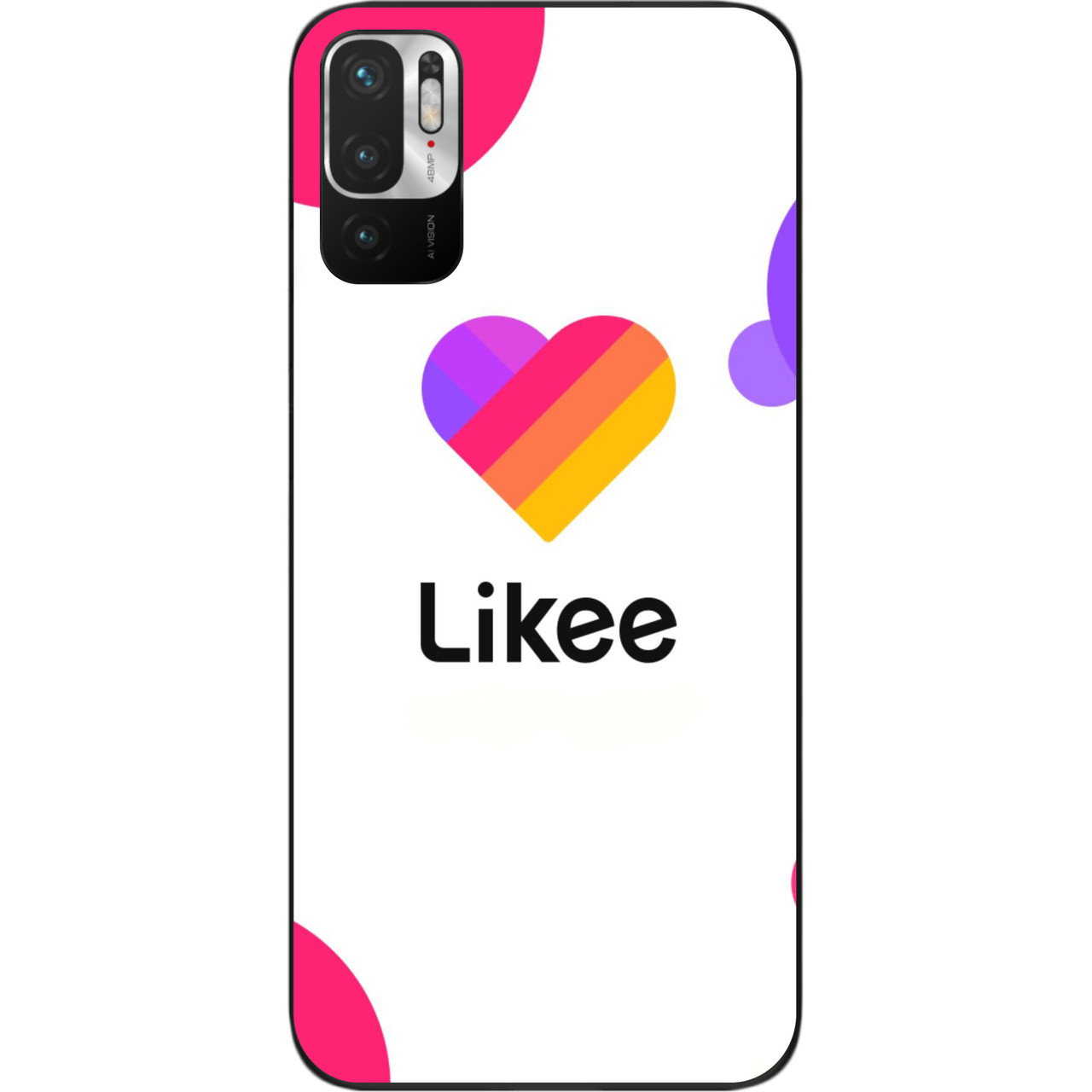 Силіконовий чохол для Xiaomi Redmi Note 10 5G з картинкою Likee