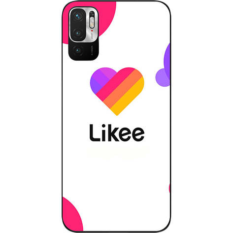Силіконовий чохол для Xiaomi Redmi Note 10 5G з картинкою Likee, фото 1