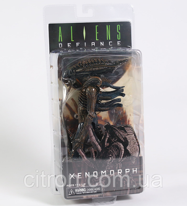 Колекційна фігурка Чужий Xenomorph 20 см у фірмовій упаковці NECA