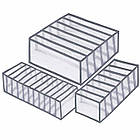 Органайзер для спідньої білизни Supretto, Сірий, набір 3 шт. (Арт. 6002), фото 2