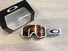 Гірськолижна маска дитяча Oakley Line Miner S (Youth) Matte White Лінза Prizm Persimmon, фото 4