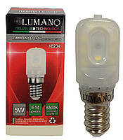 Лампа LED РН для холодильників та ночників 5W E14 6500К 175-265V (пластик) (18234) TM LUMANO