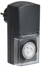 Розетка-таймер механічний РТМ-4 30хв 24г 48on / off 16А IP44 IEK