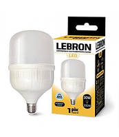 LED 30W, Е27 світлодіодна ЛАМПА LEBRON L-А100, 6500K, 2550LM