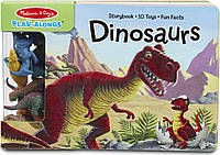 Мягкая книжка с игровыми фигурками Melissa & Doug "Динозавры"