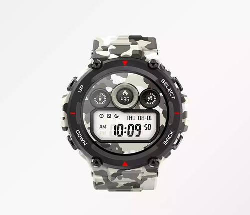 Смарт-годинник XIAOMI Amazfit T-Rex Camo Green GLOBAL, фото 1