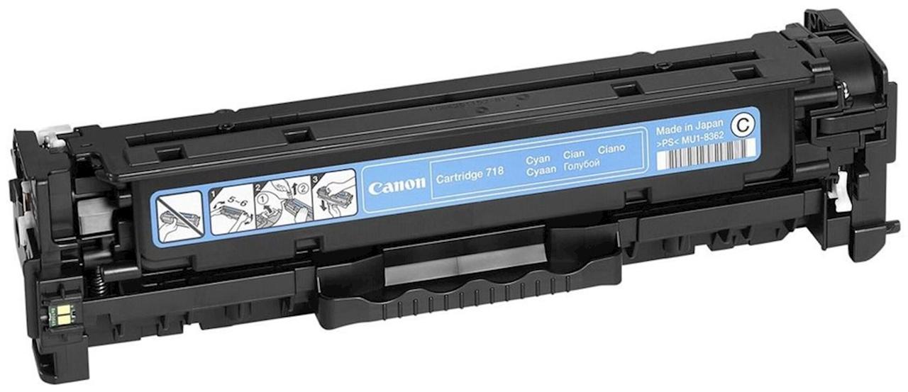 КАРТРИДЖ ОРІГІНАЛЬНИЙ CANON 718 CYAN З ЗАПРАЯВКА